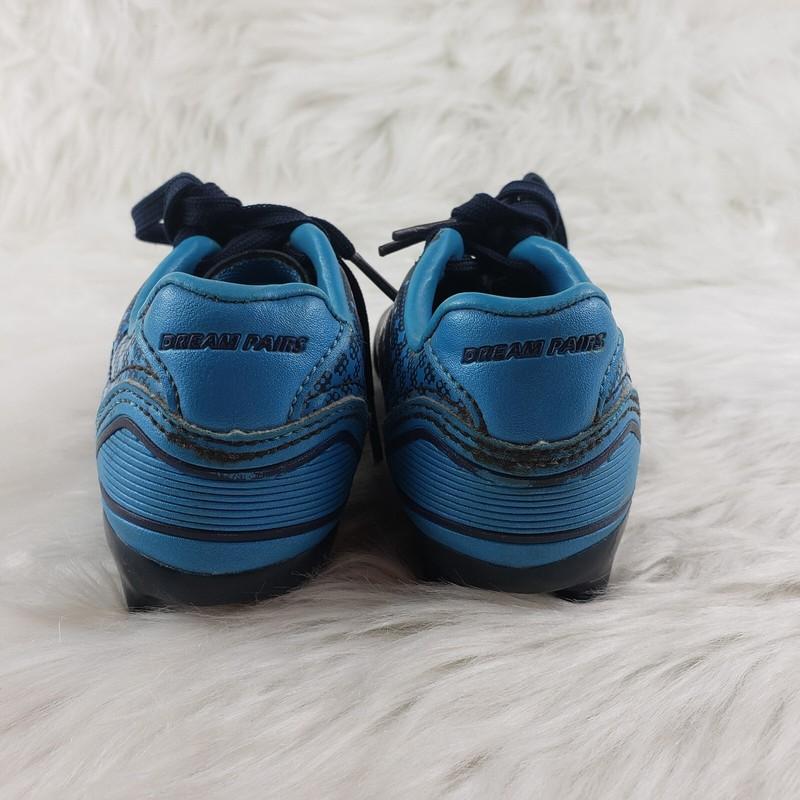 DREAM PAIRS Black Blue Little Kids Toddler Soccer Cleats Size US 10 EUR 27