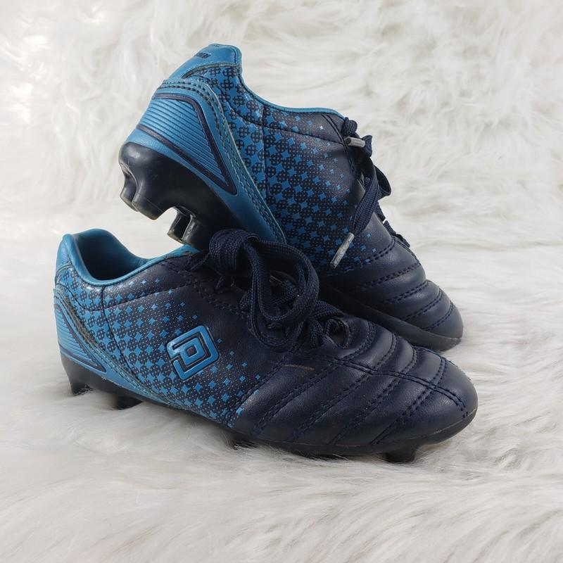 DREAM PAIRS Black Blue Little Kids Toddler Soccer Cleats Size US 10 EUR 27