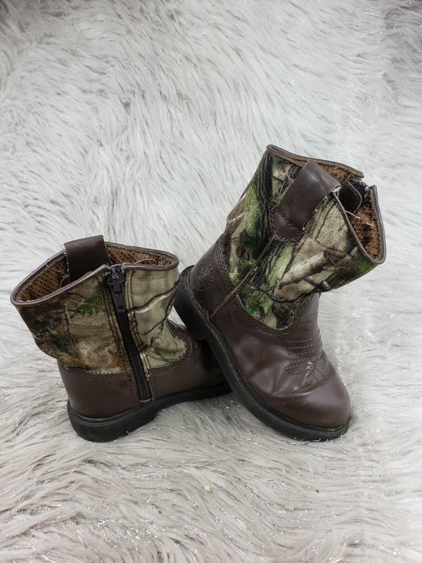 DUCKHEAD Lil Dustin Brown Camo Boots Size 9