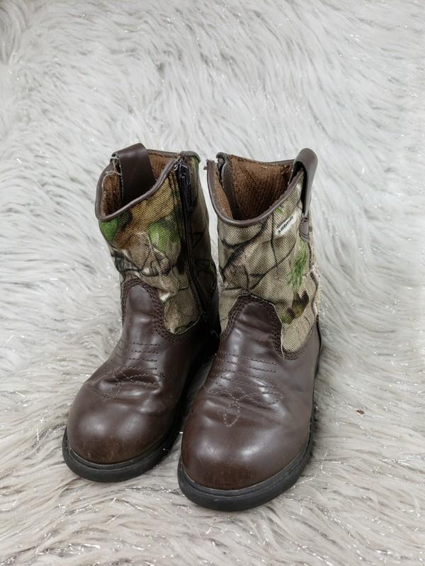 DUCKHEAD Lil Dustin Brown Camo Boots Size 9