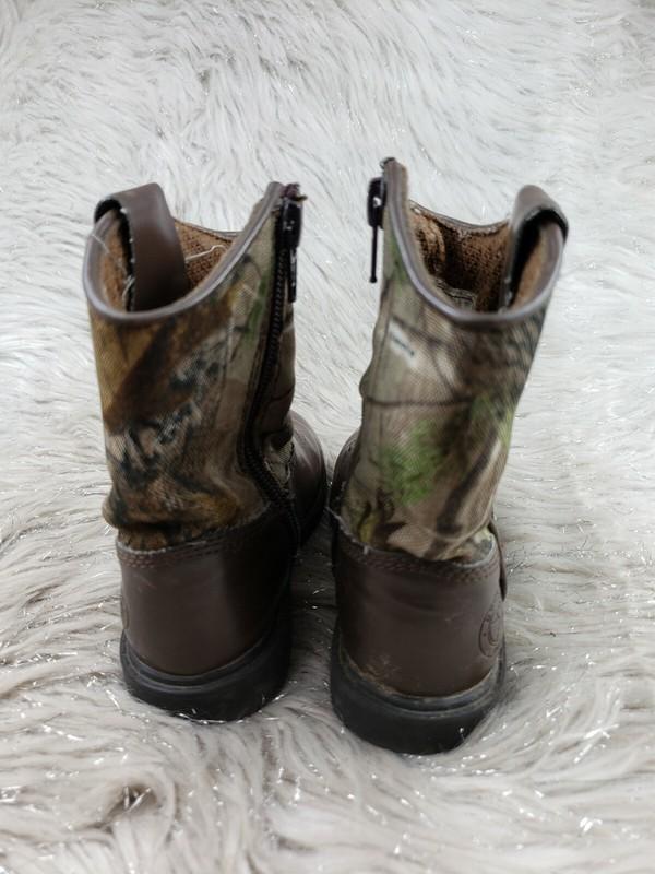 DUCKHEAD Lil Dustin Brown Camo Boots Size 9