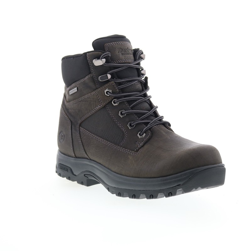Dunham 8000Works Waterproof 6" Plain Toe Mens Gray Extra Extra Wide 6E Boots