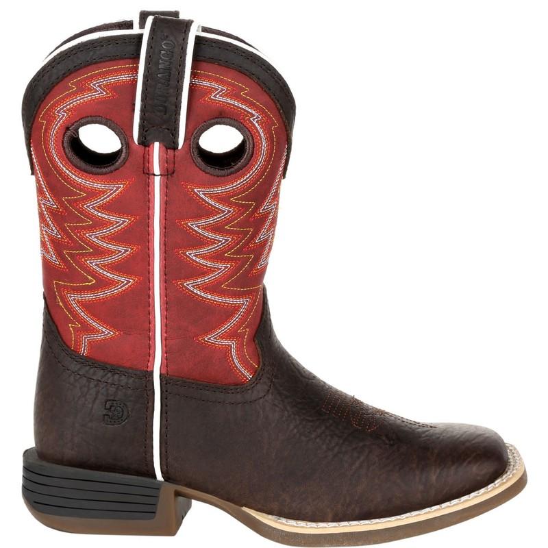 Durango® Lil' Rebel Pro™ Little Kid's Red Western Boot