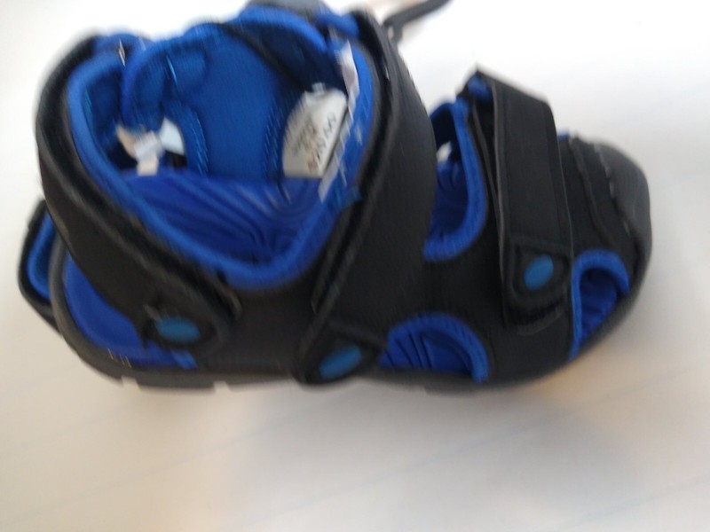 Dylan Black Royal Toddler Sandals Size 6M
