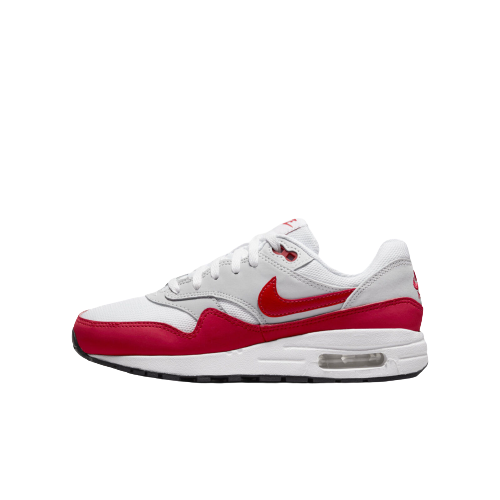 [DZ3307-003] Nike Grade School's Air Max 1 Red 2023 White Gray Sneakers *NEW*