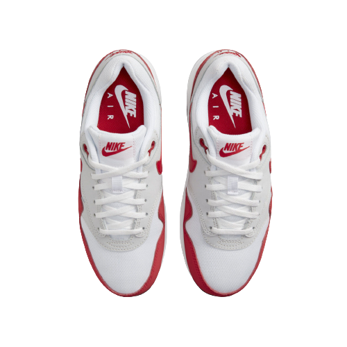 [DZ3307-003] Nike Grade School's Air Max 1 Red 2023 White Gray Sneakers *NEW*