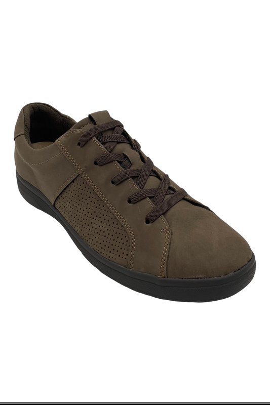 Earth Origins Lace-Up Leather Sneakers Elson Stone