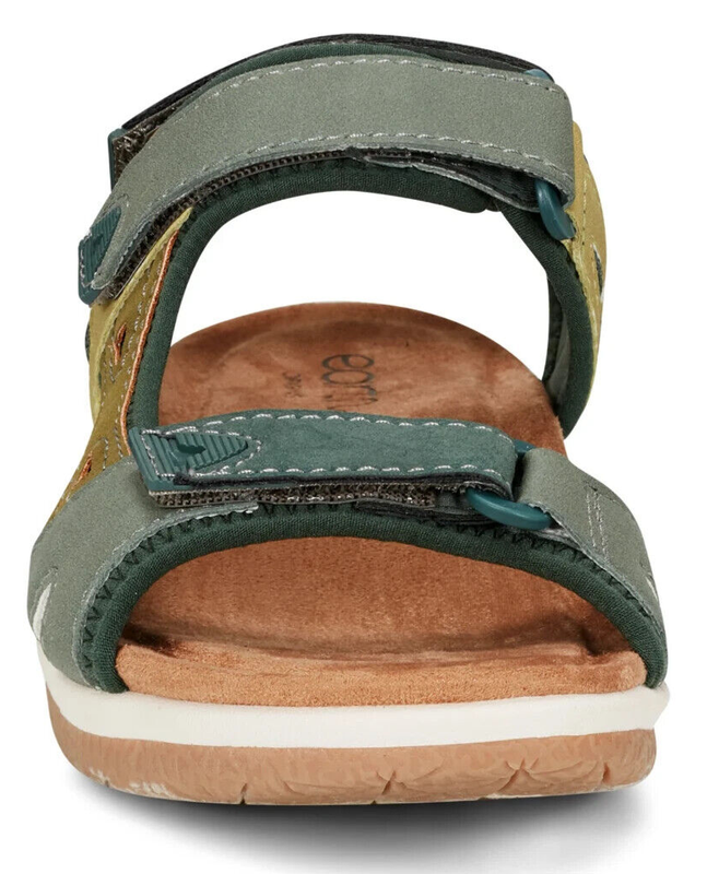 Earth Women's Skylar Adjustable Sport Sandals Dark Green (Select Size)