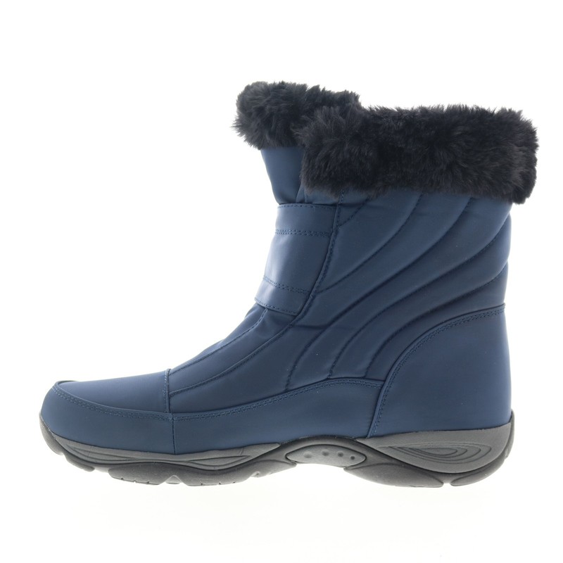 Easy Spirit Eminee 2 SEEMINEE2 Womens Blue Wide Canvas Casual Dress Boots