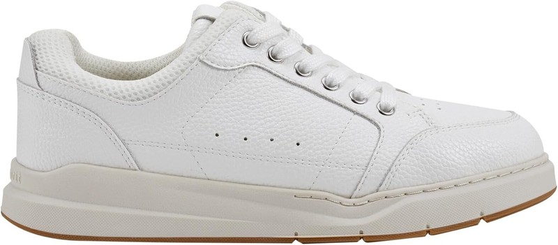 Easy Spirit Women's Dilli Court Sneaker White Leather 8.5 Wide