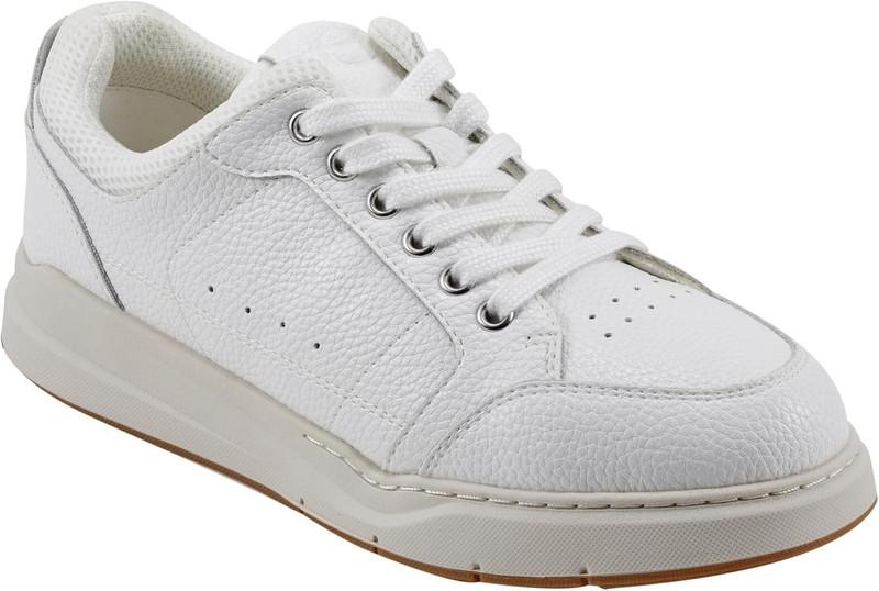 Easy Spirit Women's Dilli Court Sneaker White Leather 8.5 Wide