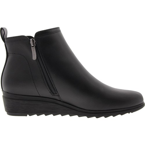 Easy Spirit Womens Yuna 3 Black Zipper Booties 7 Medium (B M) BHFO 9841