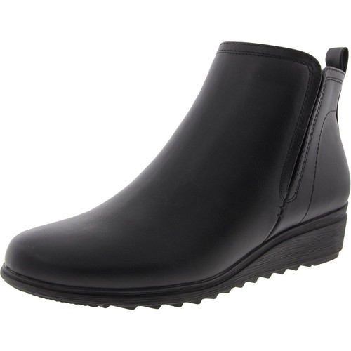 Easy Spirit Womens Yuna 3 Black Zipper Booties 7 Medium (B M) BHFO 9841