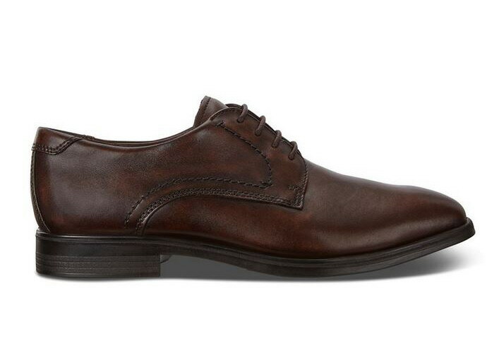 Ecco Melbourne Dress Shoes Lace Up 621634-01482 Cocoa Brown