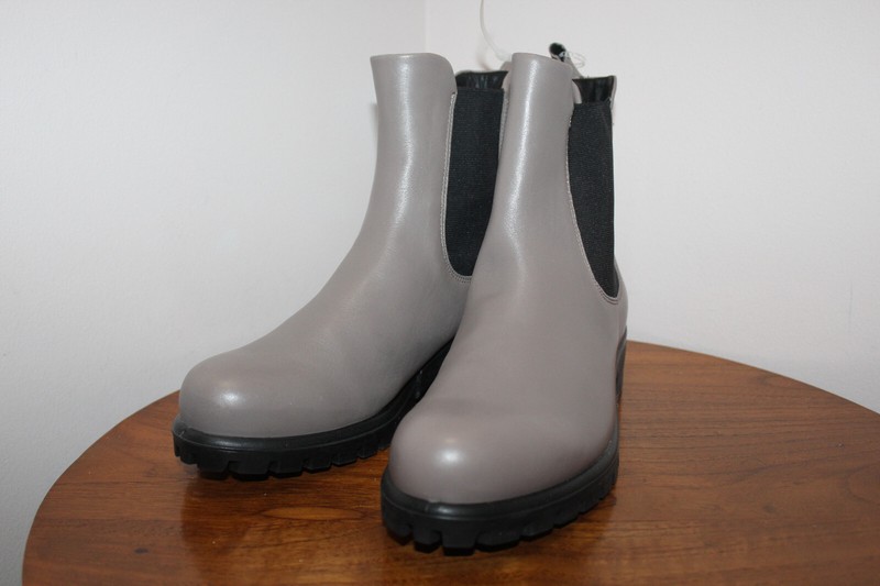 ECCO WOMENS MODTRAY CHELSEA BOOT LEATHER ELASTIC GORE TAUPE SIZ 39 & 40 EU