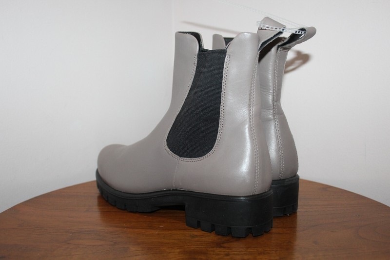 ECCO WOMENS MODTRAY CHELSEA BOOT LEATHER ELASTIC GORE TAUPE SIZ 39 & 40 EU