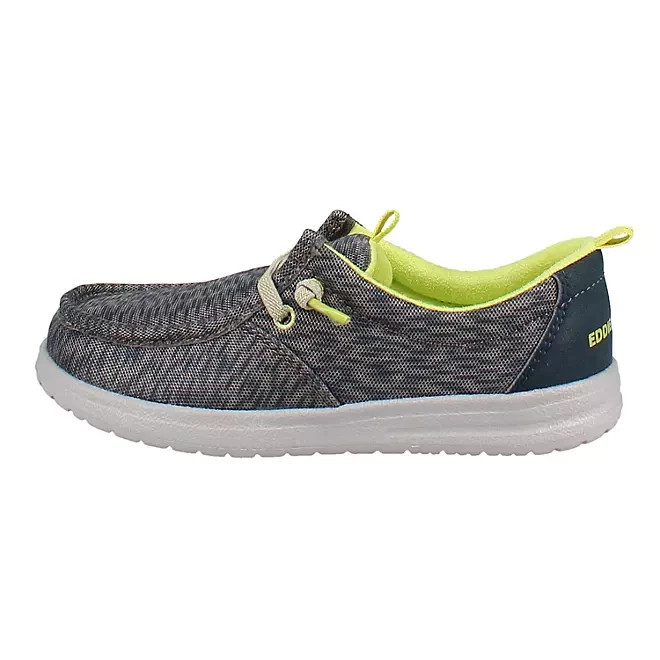 Eddie Bauer Boys Canvas Slip-On Shoe Size 1 Blue