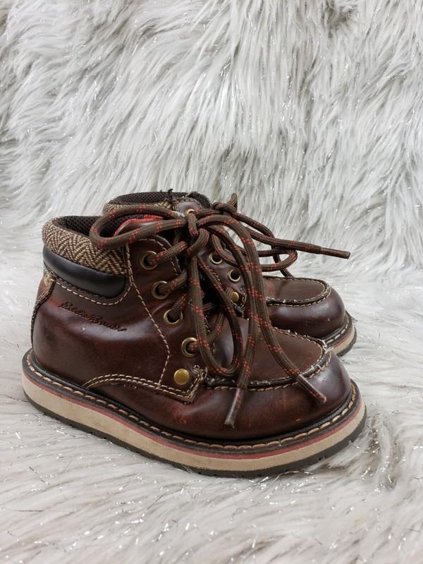 EDDIE BAUER Brown Casual Toddler Boots Size 8