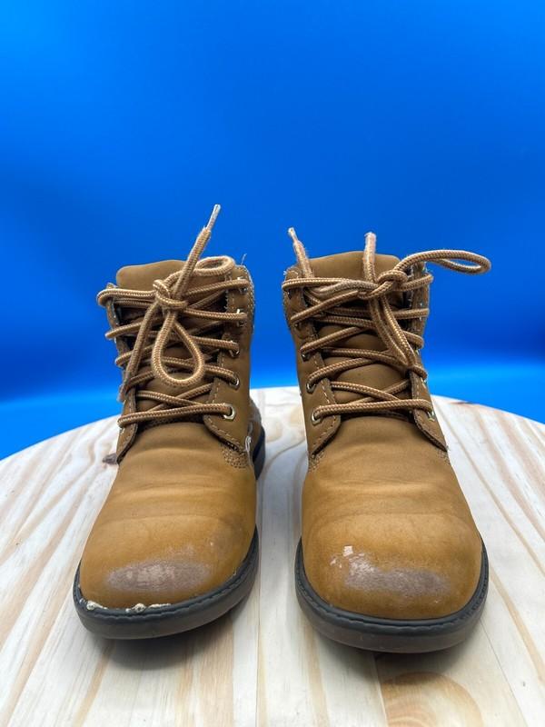 Eddie Bauer Hiking Boot Jayson 74594B Kid's Sz 2 Brown Leather Lace Up Outdoor