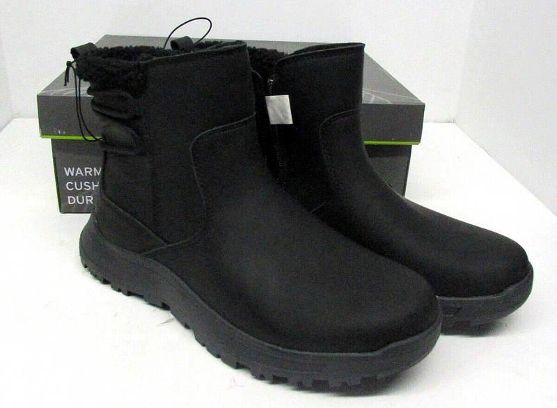 Eddie Bauer Ladies Warm Lined Cushioned Footbed Siren Black Winter Boot Size 8