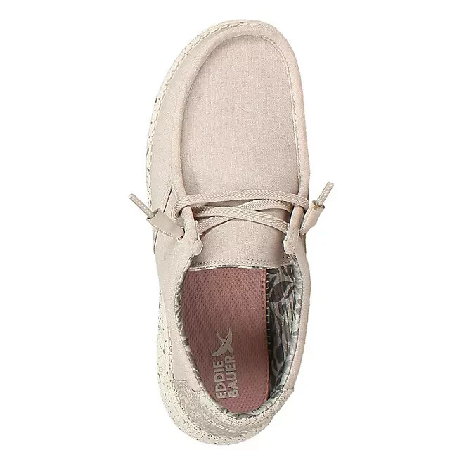 Eddie Bauer Women's Canvas Loafer Size 7 Tan