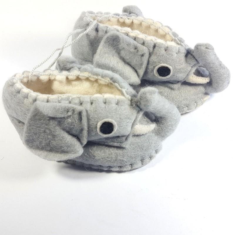 Elephant Zooties Baby Booties Silk Road Bazaar 6-12 month Slippers Shoes Child