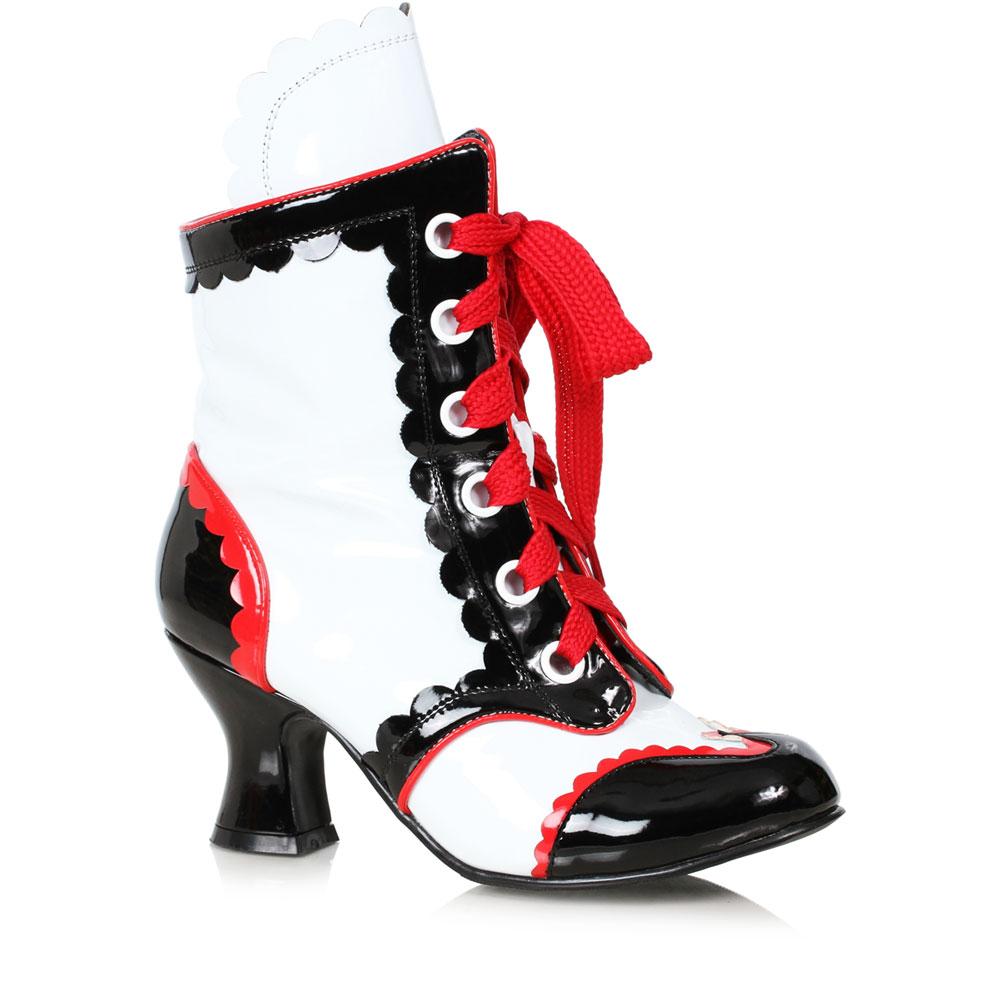 Ellie 2.5" Heel Clown Ankle Boots Shoe Adult Women Shoes Boots 254/Bubbles