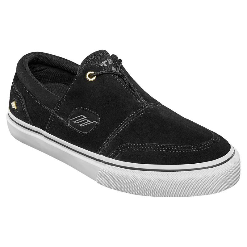 Emerica Skateboard Shoes Servold Black/White/Gold