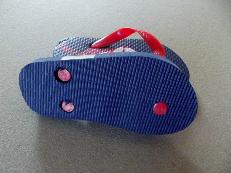 Empire Little Boys Sport-Theme Flip-Flop Sandals "Baseball" Size (L 1-2) NWT