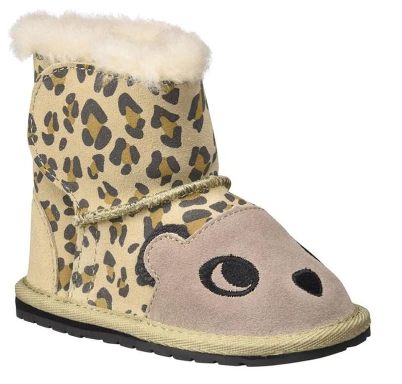 EMU AUSTRALIA Cheetah Kids Walker Baby Winter Boots B111005-SAND Brand New