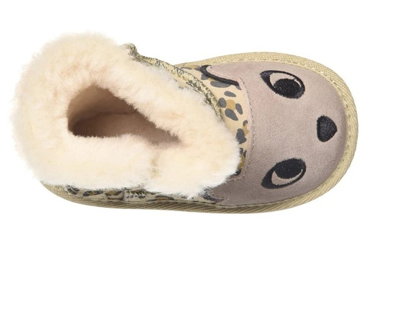 EMU AUSTRALIA Cheetah Kids Walker Baby Winter Boots B111005-SAND Brand New