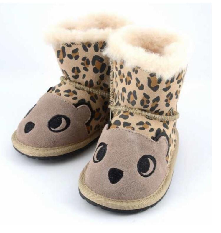 EMU AUSTRALIA Cheetah Kids Walker Baby Winter Boots B111005-SAND Brand New