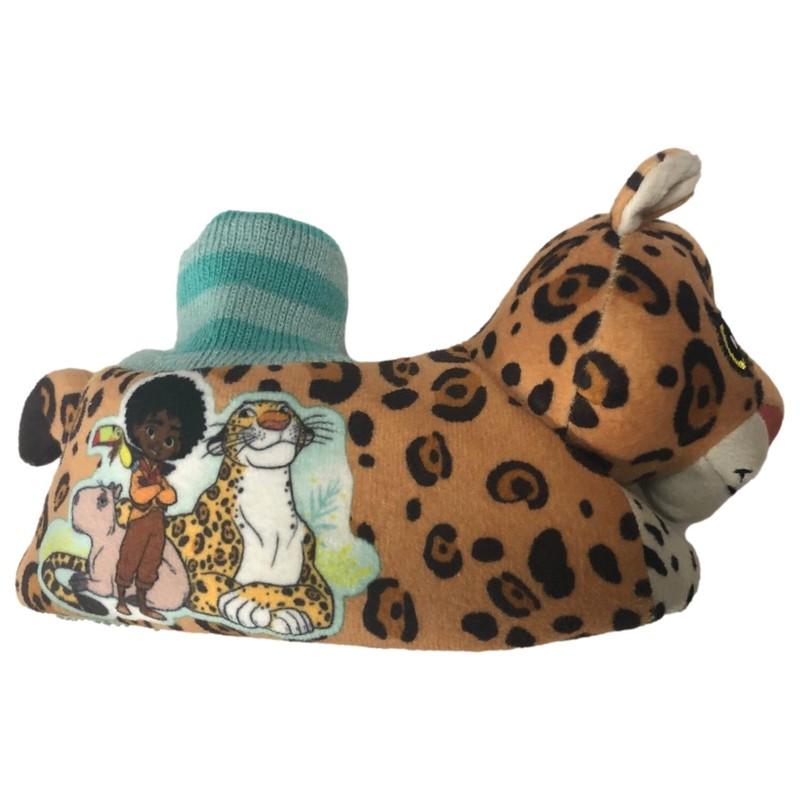 Encanto Toddler Girls Cheetah & Hippo Slippers House Shoes
