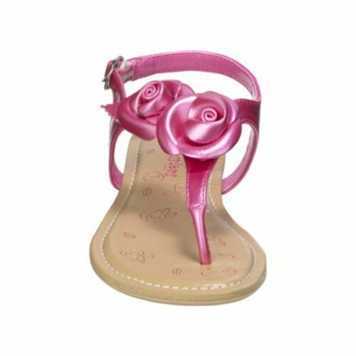 Expressions Girl's Rosina Rose Slingback Thong Sandals Pink Size 2