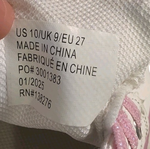 Fabkids Light Sneakers For Toddler Girl Size 10