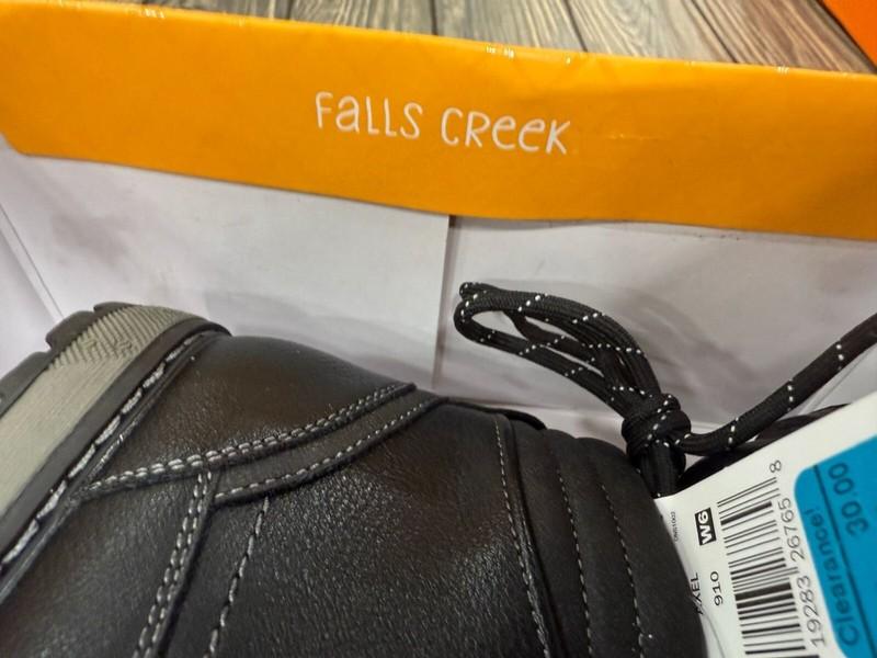 Falls Creek Boys Black Fashion Boots Size 13 Medium Axel Hiker Style