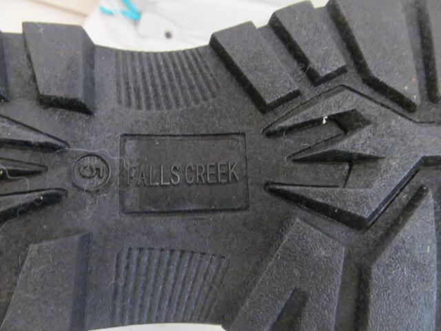 Falls Creek Girls Icy Snow Boot With Faux Fur White Size 5M