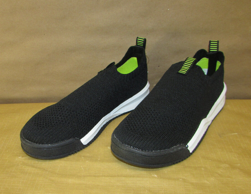 Falls Creek Jude Boys Slip on Shoes Black Mesh Shoes