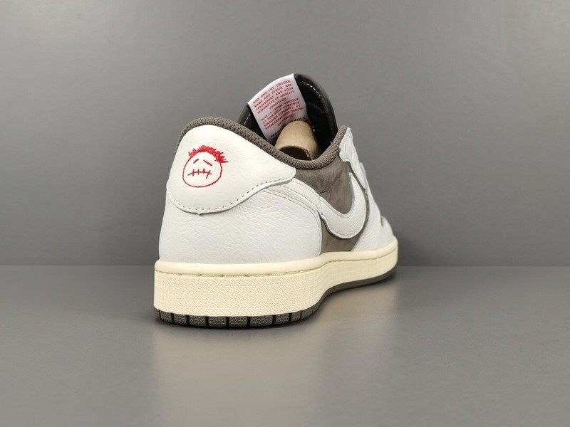 Fashion AJ1 Retro Low Travis Sc0tt Reverse Mocha Unisex Sneakers