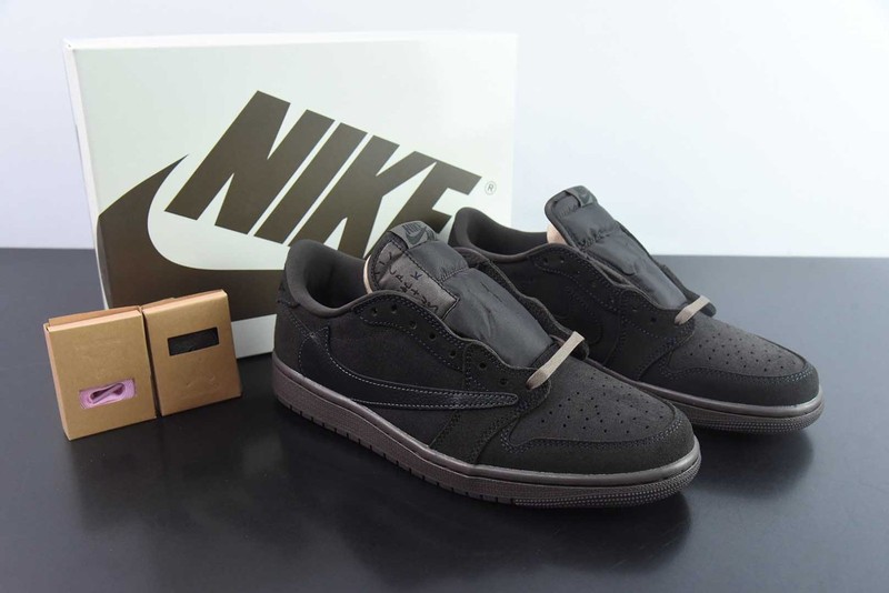 Fashion AJ1 Retro Low Travis Sc0tt Velvet Brown DM7866-202 Unisex Sneakers