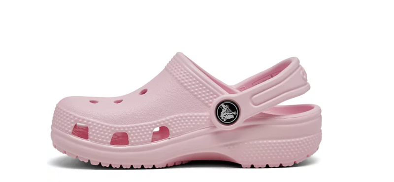 Fast Ship (3-5 Days) Crocs Toddler Girls Classic Clog Sandals Pink Milk