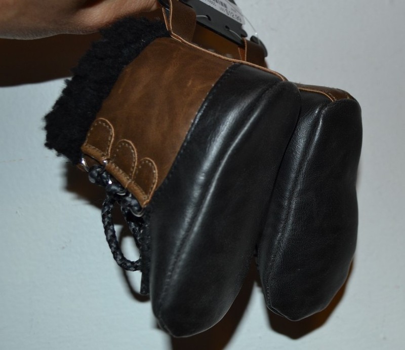 Faux Leather Boots With Faux Shearling Trim Spencer's Baby Winter Boots Booties