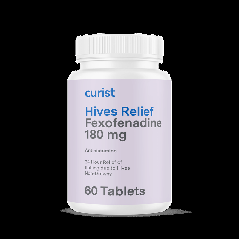 Fexofenadine 180 mg 60 Tablets Hives Relief Fexofenadine 180mg