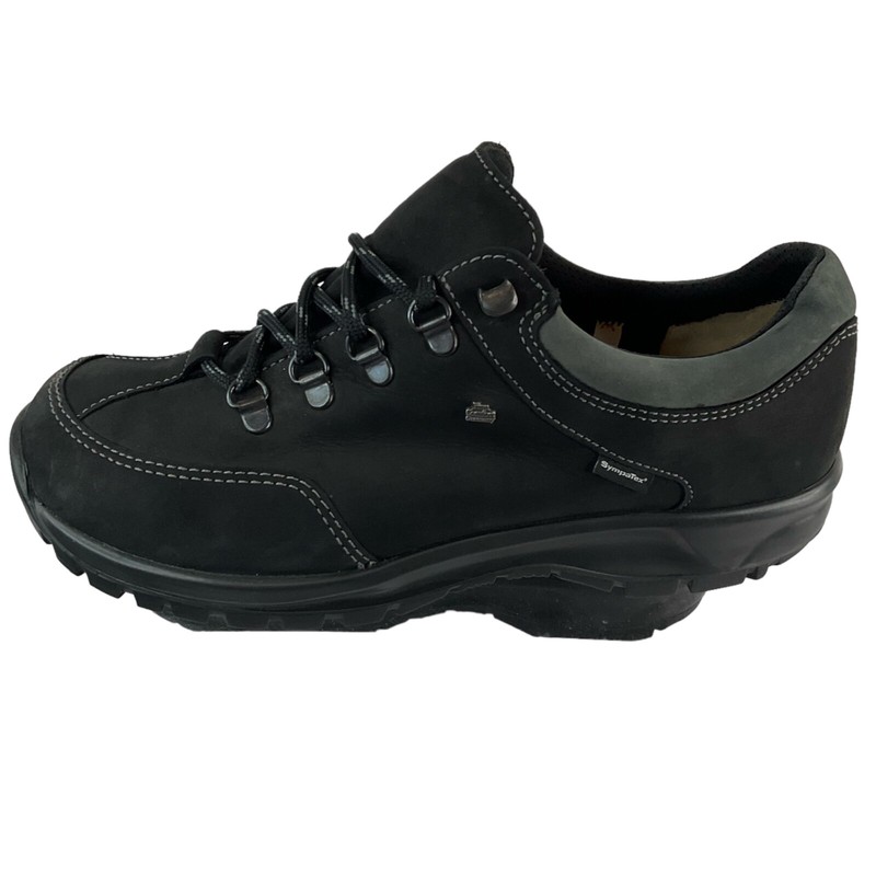 Finn Comfort Shoes Mens Sz 8.5 Black Murnau Waterproof Oxford 03813 Leather $340