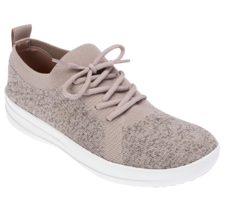 FitFlop Womens Metallic F-SPORTY Sneakers UBERKNIT Breathable Slip On NEW