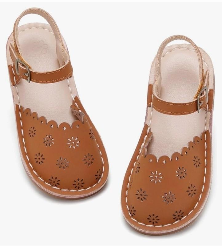 Flaryzone Big Kids' Classic Rome Breathable Flat SandalsSz 1M. New Without Box