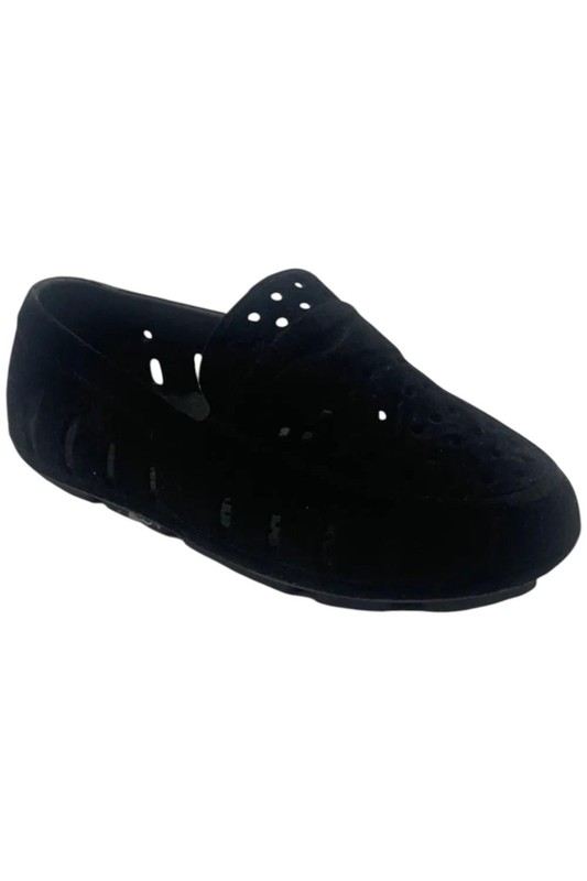 Floafers Toddler's Boy Prodigy Driver Faux Suede Loafers Black