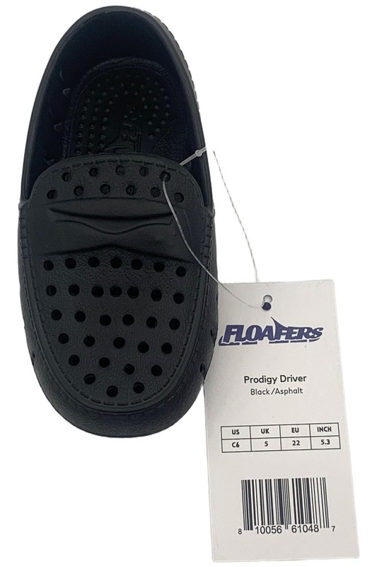 Floafers Toddler's Boy Prodigy Loafers Black/Asphalt