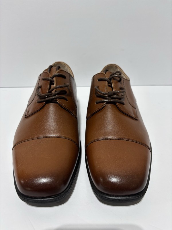 Florsheim Big Kids’ Reveal CP Oxford JR. Cognac Boys’ Size 3.5 M