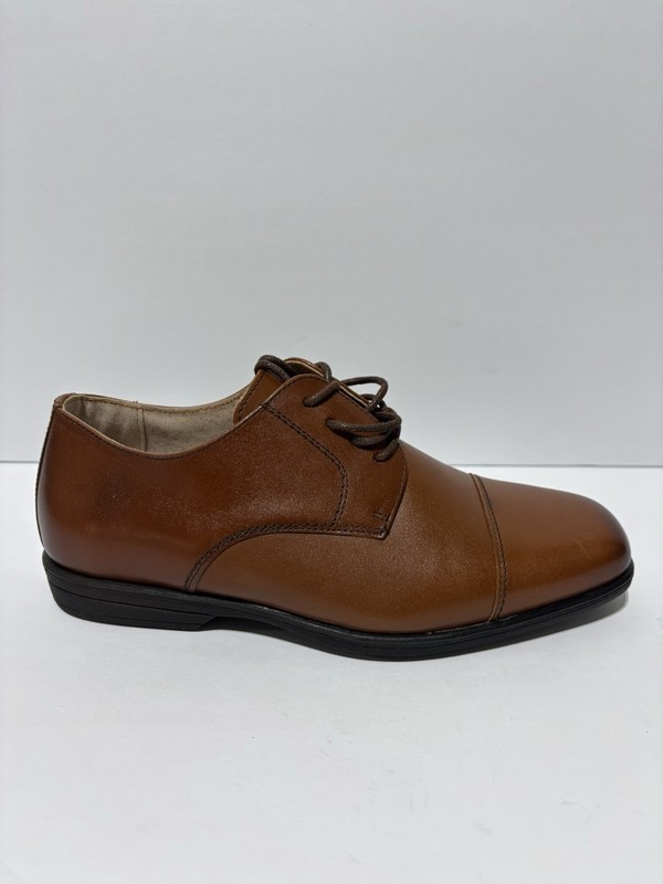 Florsheim Big Kids’ Reveal CP Oxford JR. Cognac Boys’ Size 3.5 M